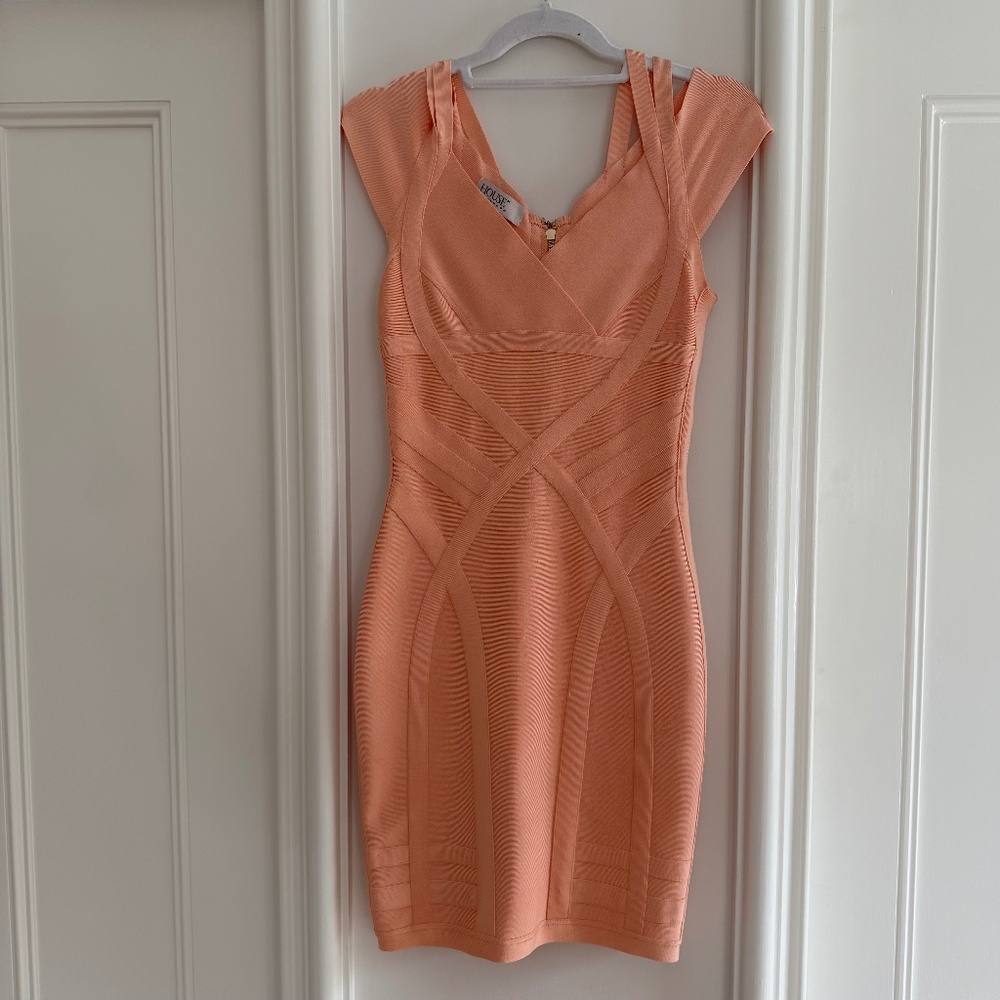 LIKE NEW House of CB Bandage Mini Dress